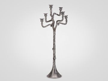 Канделябр декор из металла в стиле лофт
