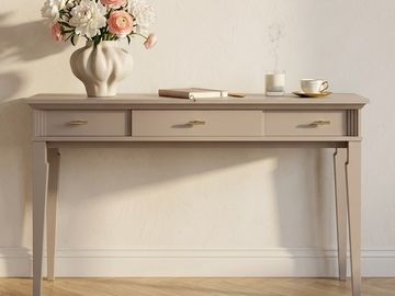 Стол письменный M 7-02 молочно-серый