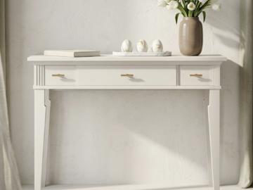 Консоль М 6-03 античный белый