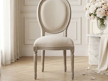 Стул обеденный с мягкой спинкой в классическом стиле