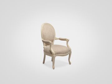 Кресло «Филипп» со спинкой медальон в стиле прованс